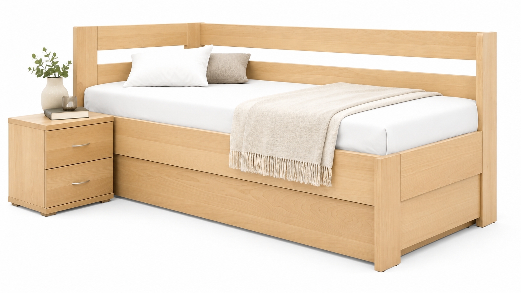 Vysoké hlavové a boční čelo postele Valentin 80x200 a 90x200 cm